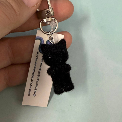 Mini Plush Cat Keychain