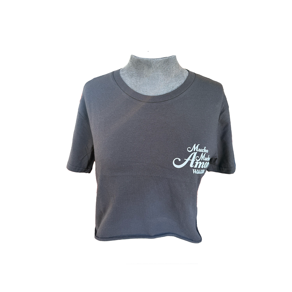 Walter Mercado Women's Black Zodiac Cropped T-Shirt