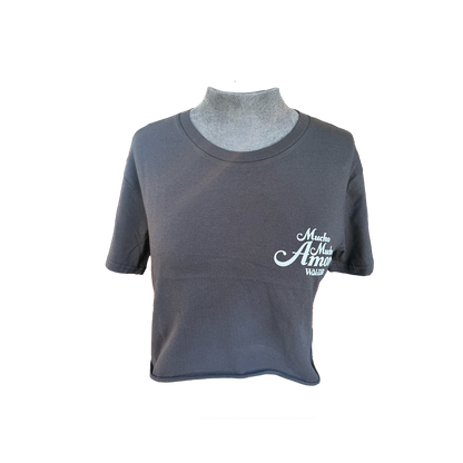 Walter Mercado Women's Black Zodiac Cropped T-Shirt