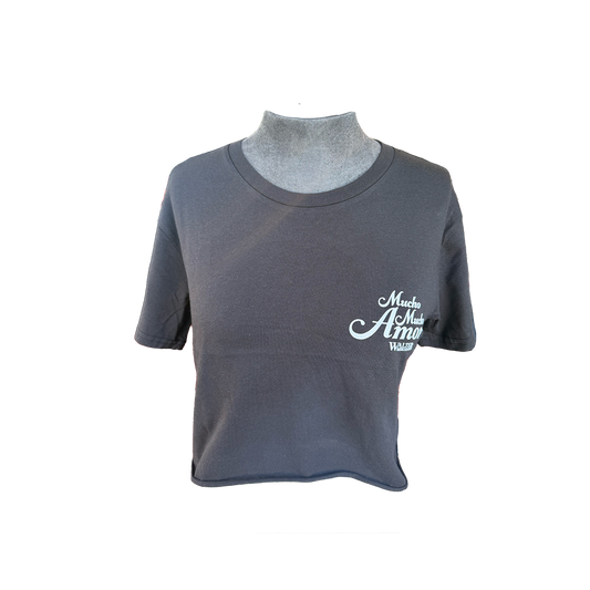 Walter Mercado Women's Black Zodiac Cropped T-Shirt