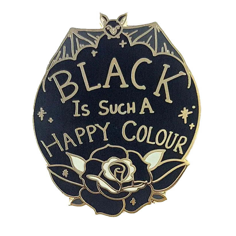 morticia addams black is such a happy color