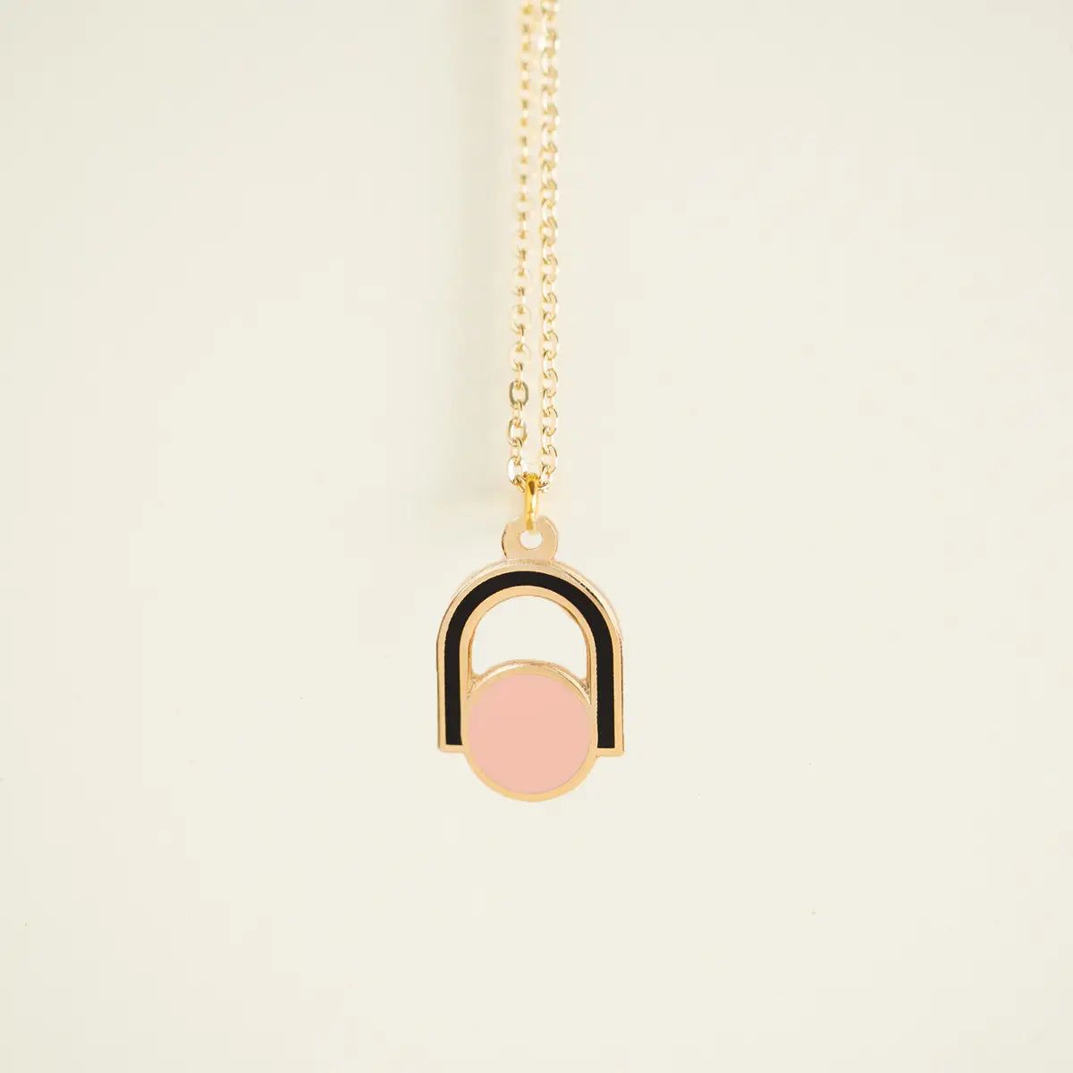 Mini Charm Necklace - Circle Arch