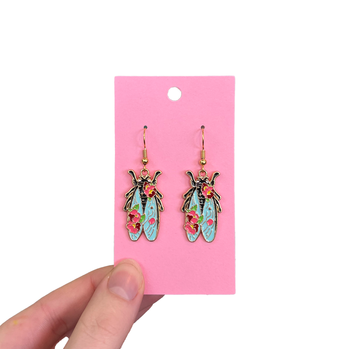 Cicada Floral Earrings