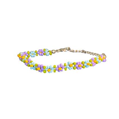 Beaded Flower Bracelet
