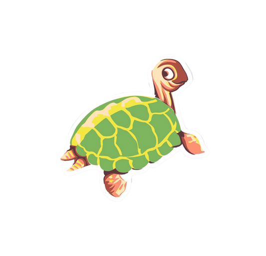 Turtle Bob Retro Sticker