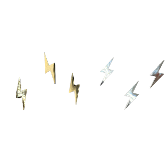 Lightning Bolt Set of 3 Pins
