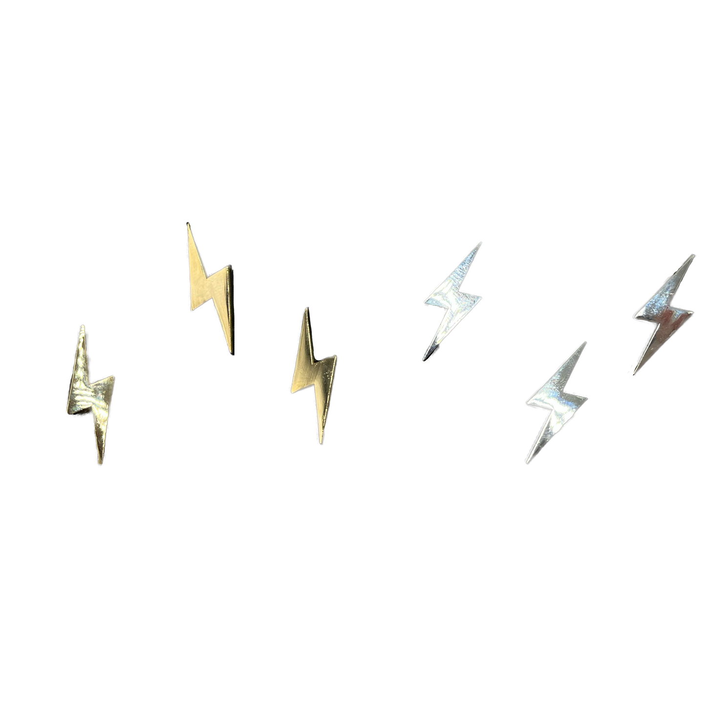 Lightning Bolt Set of 3 Pins
