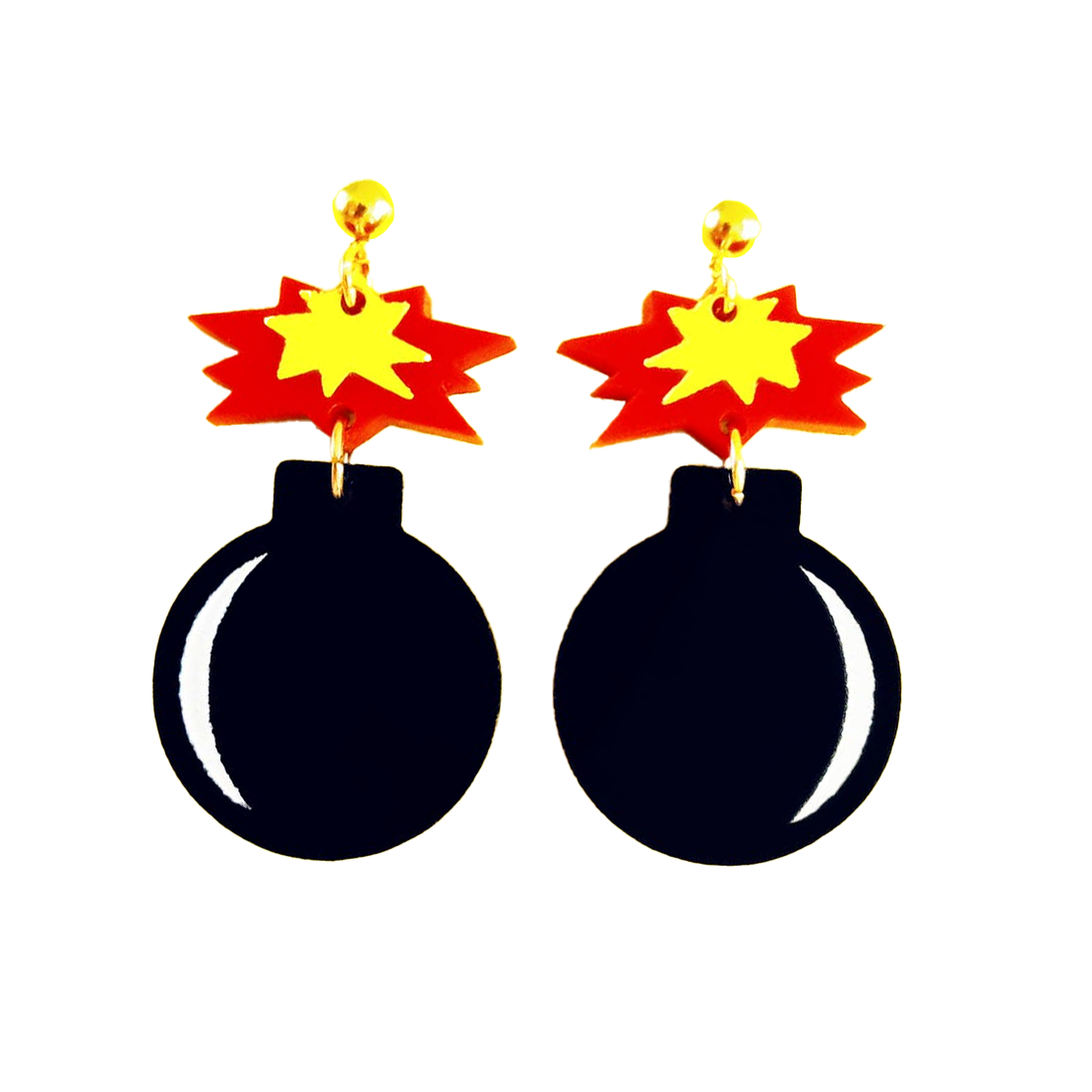 Bomb Dangle Earrings