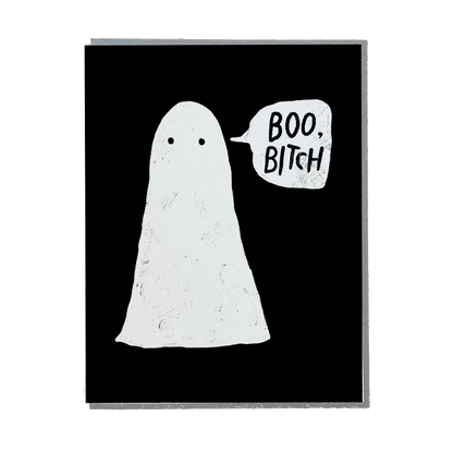 Boo Bitch Halloween Card