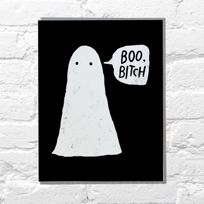 Boo Bitch Halloween Card