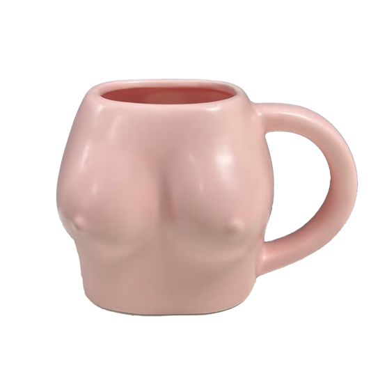 Perky Pink Handful Mug