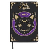 Black Cat Mystic Book of Spells Journal