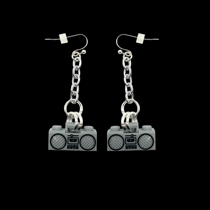 Mini Boombox Dangle Earrings