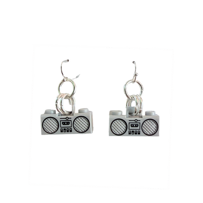 Mini Boombox Dangle Earrings