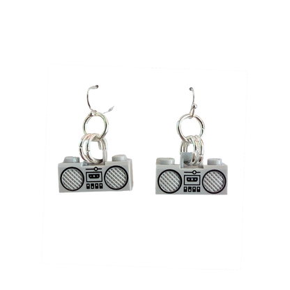 Mini Boombox Dangle Earrings