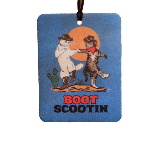 Boot Scootin Kitties Car Air Freshener