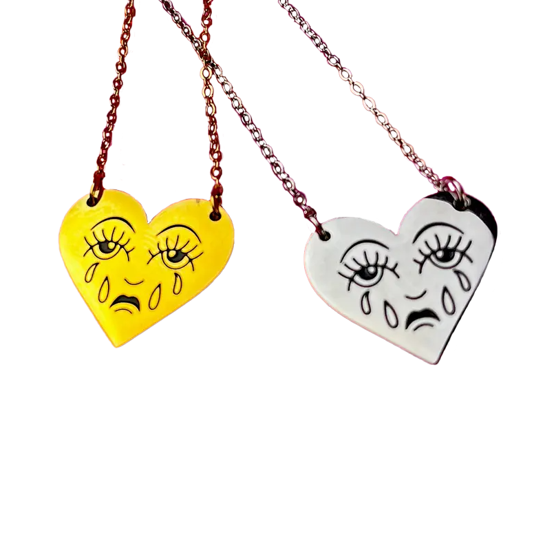 Crying Heart Necklace