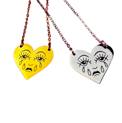 Crying Heart Necklace