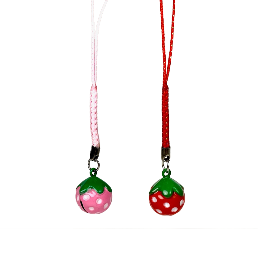 Strawberry Bell Keychain