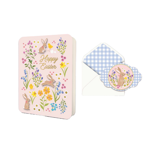 Bunny Tails Time Deluxe Easter Card