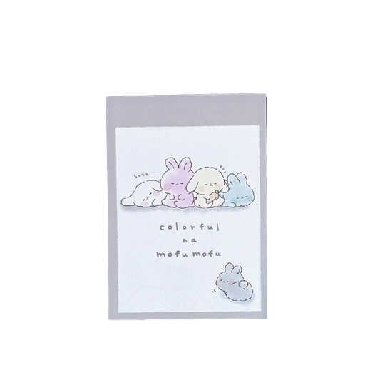 Colorful Bunnies Mini Notepad