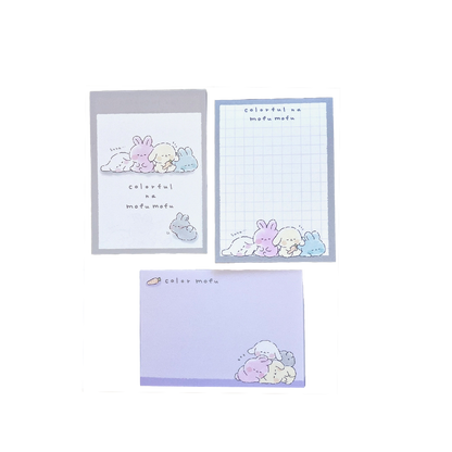 Colorful Bunnies Mini Notepad