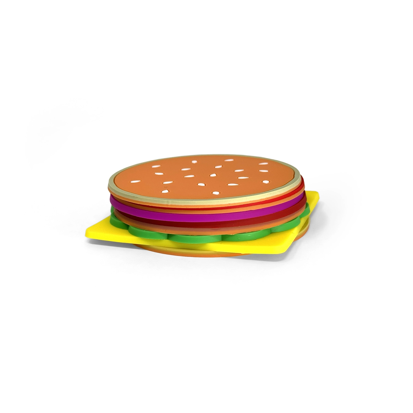 Cheeseburger Coaster Set