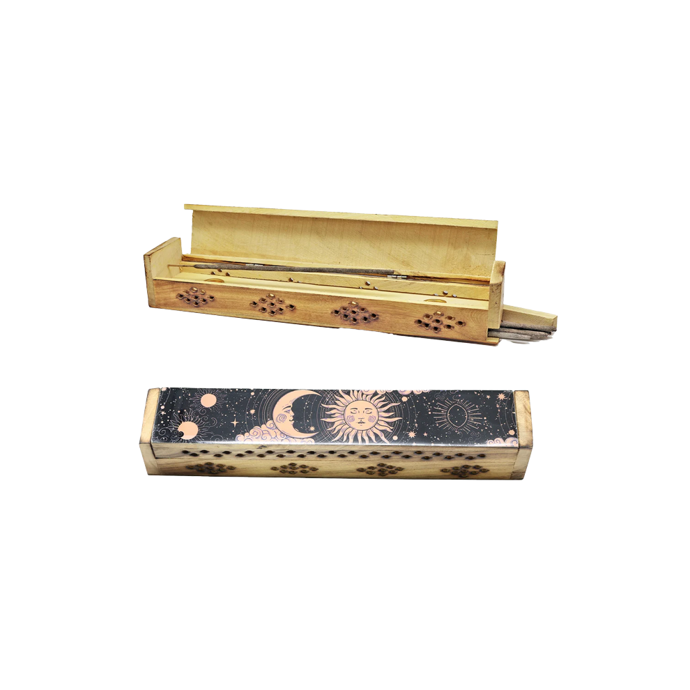 Wooden Incense Burner Box