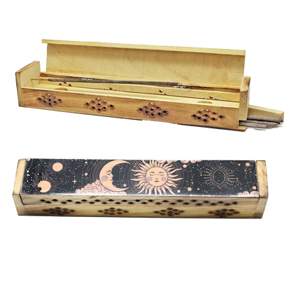 Wooden Incense Burner Box