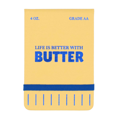 Journal Life is Better with Butter Leatherette Pocket Journal