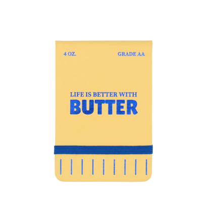 Journal Life is Better with Butter Leatherette Pocket Journal