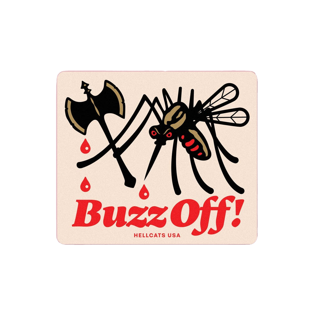 Buzz Off Sticker
