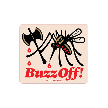 Buzz Off Sticker