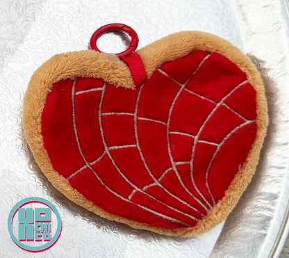 Heart Pan Dulce Coin Purse keychain