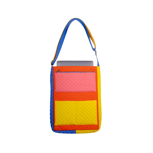 Go-Go Colorblock Laptop Tote