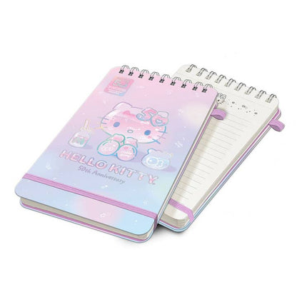 Hello Kitty 50th Anniversary Top-Spiral Notebook with Pocket