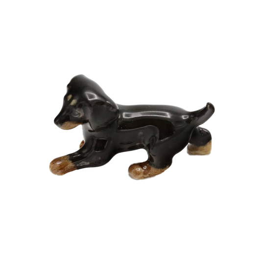 Caboose Dachshund Porcelain Miniature