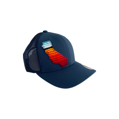 Serape California Curved Brim Snapback