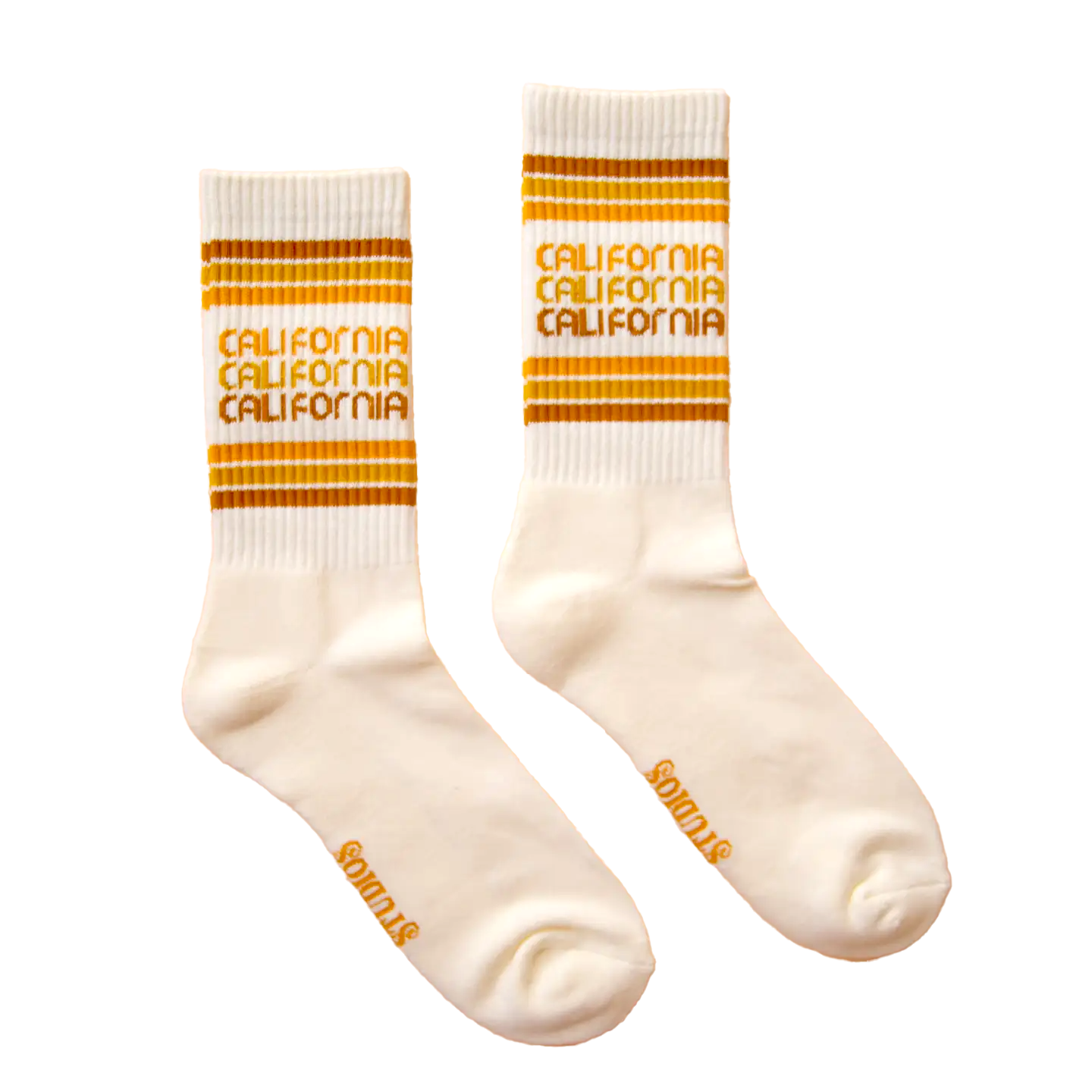 California Striped Ribbed - Unisex Socks