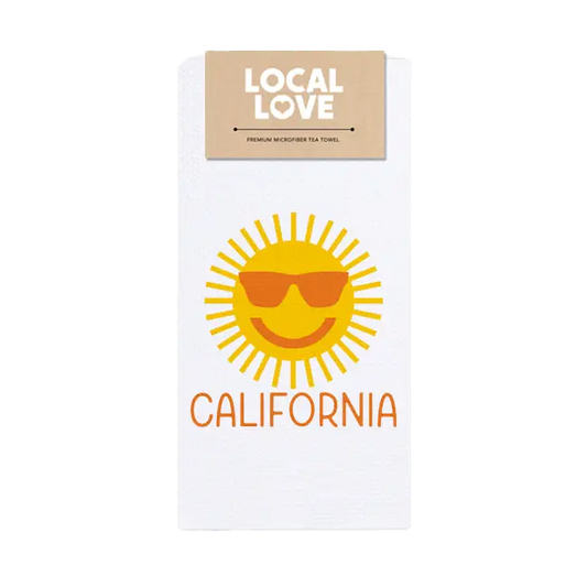 California Sun Tea Towel