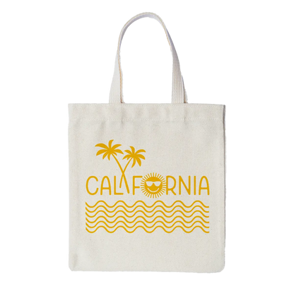 California Palm Trees Tote Bag