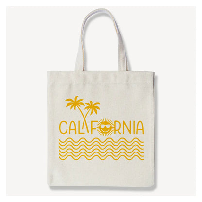 California Palm Trees Tote Bag