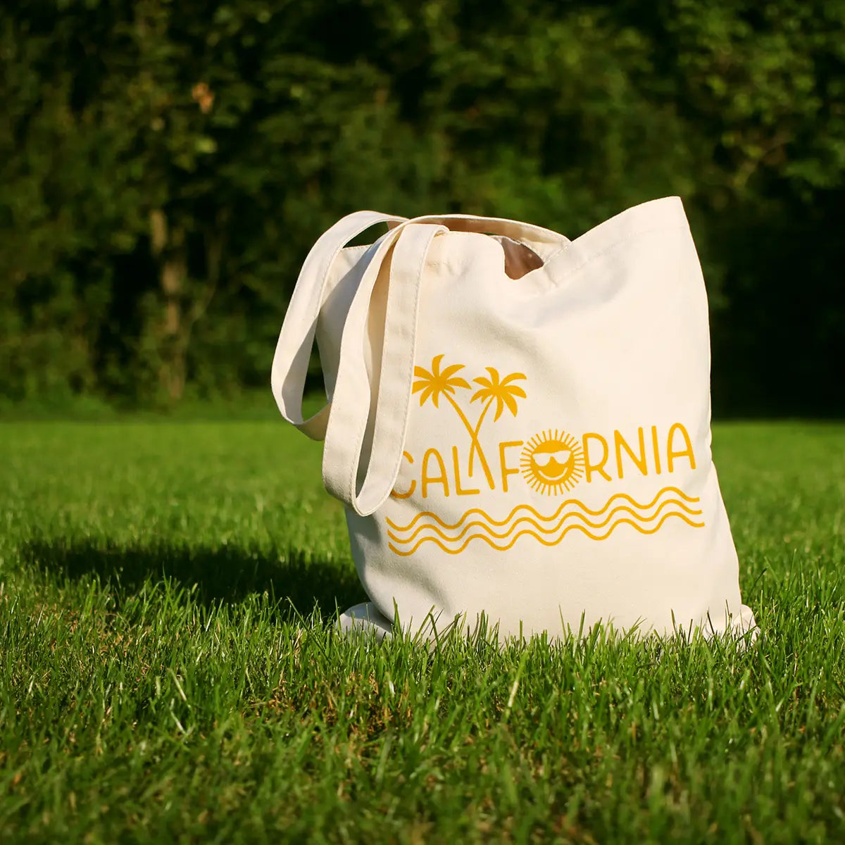 California Palm Trees Tote Bag