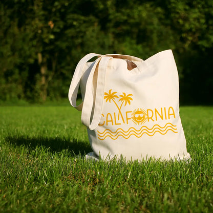 California Palm Trees Tote Bag