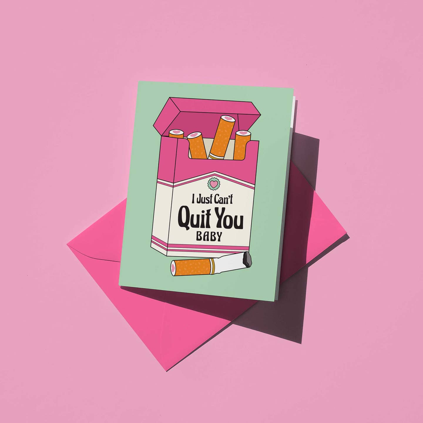 Can't Quit You Baby Love Card