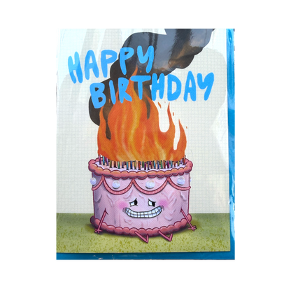 Too Many Candles Birthday Card