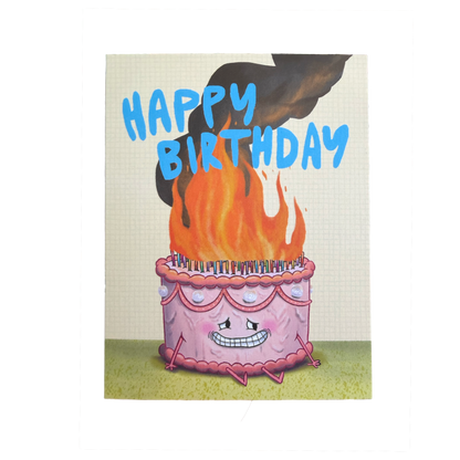 Too Many Candles Birthday Card