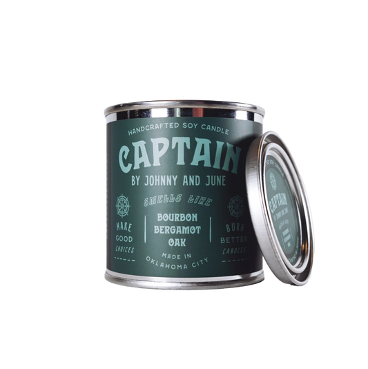 Captain Soy Tin Candle