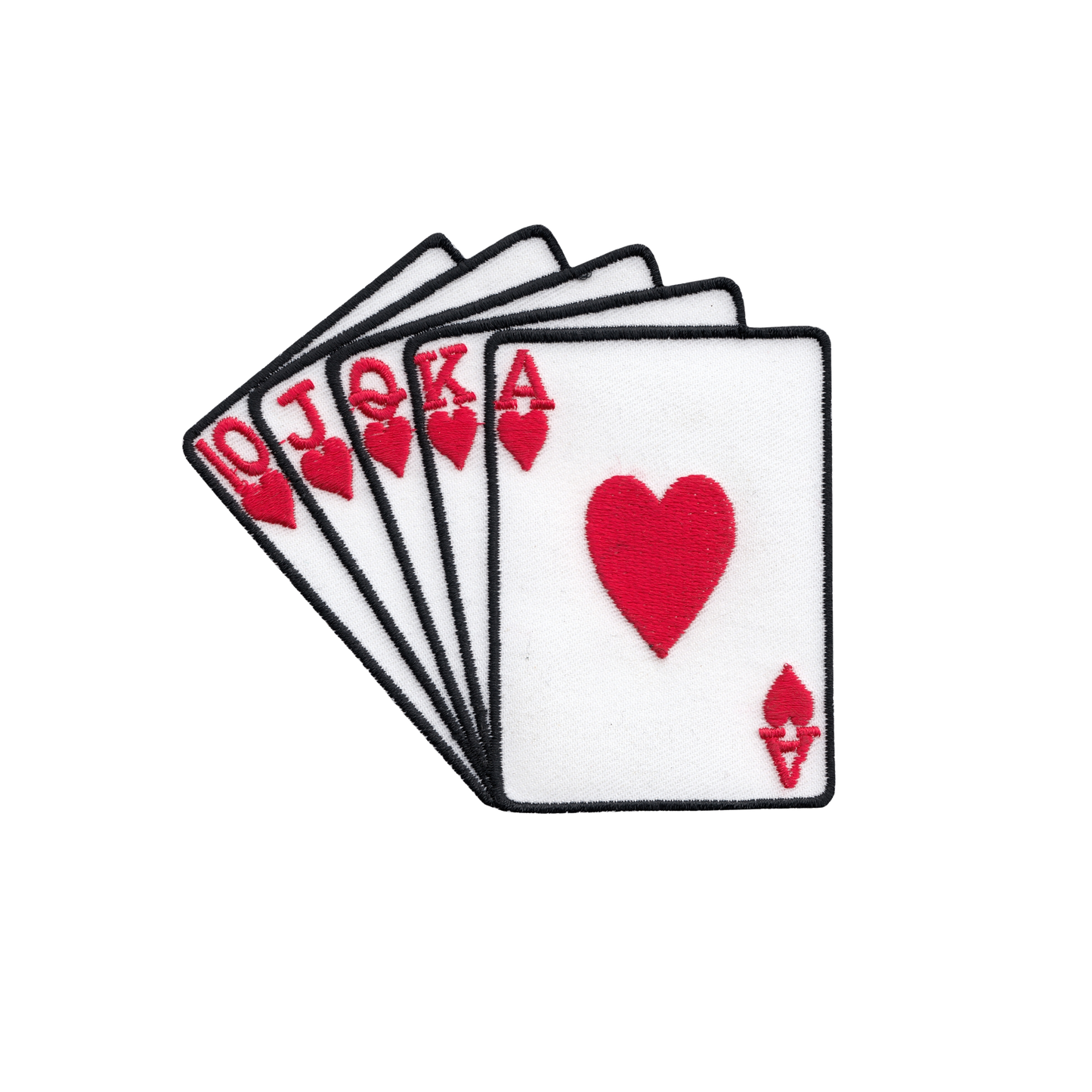 Playing Cards with Royal Flush Patch