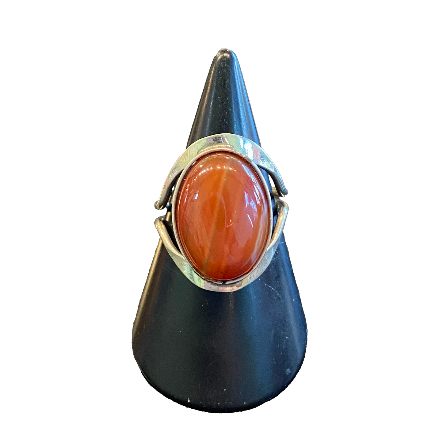 Carnelian Modern Ring